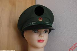 Pos. A49_0171: Bundesgrenzschutz M�tze Gr. 57 cm (gebraucht) - Bild vergr��ern 