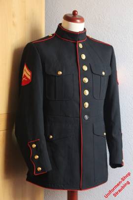 Pos. A01_0023: USMC Dress Blue Jacke US-Gr. 46R (gebraucht)  - Bild vergr��ern 