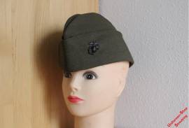Pos. A41_0029: USMC Garrison Cap US-Gr. 7 1/8 (gebraucht) - Bild vergr��ern 
