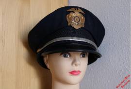 Pos. A54_0011: US Police M�tze US-Gr. 7 1/4 (gebraucht) - Bild vergr��ern 