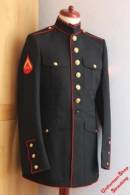 Pos. 012_0632: USMC Dress Blue Jacke US-Gr. 40XL (gebraucht)