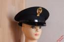 Pos. 171_2822: Italien Polizia Mütze Gr. 61 cm (gebraucht)