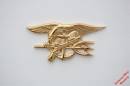 Pos. 207_0101: US Navy Abzeichen SEAL Special Warfare (Mini) Gold 19 mm x 35 mm (gebraucht)