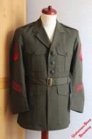 Pos. 342_0527: USMC Dress Green Jacke US-Gr. 44S (gebraucht)