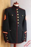 Pos. 012_0627: USMC Dress Blue Jacke US-Gr. 42S (gebraucht)