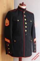 Pos. 012_0625: USMC Dress Blue Jacke US-Gr. 48R (gebraucht)