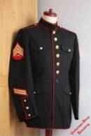 Pos. 012_0631: USMC Dress Blue Jacke US-Gr. 44R (gebraucht)