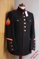 Pos. 012_1703: USMC Dress Blue Jacke US-Gr. 44L (neu)