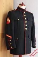 Pos. A01_0222: USMC Dress Blue Jacke US-Gr. 43S (gebraucht)